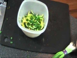 This Asian Slaw Squash Salad Recipe is Shaken, Not Stirred.
