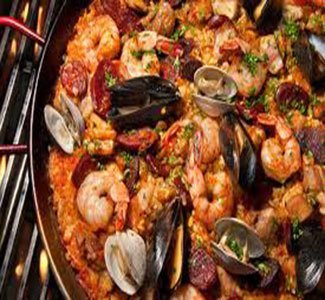 Seafood Paella is a Quick Easy Dinner Made in One Pan