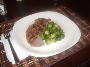 Flank Steak and Brussels Sprouts