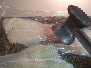 Flattening Flounder Filets